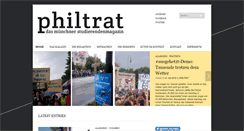 Desktop Screenshot of philtrat-muenchen.de